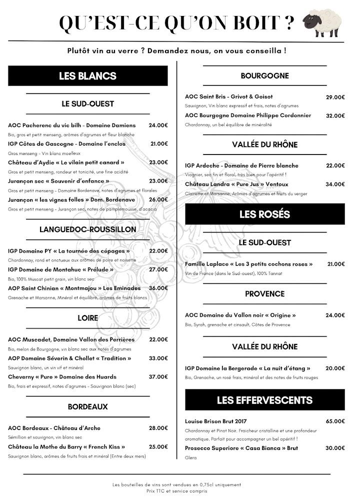 Restaurant Le Mouton Noir - Luz Saint Sauveur - Menu Image 2
